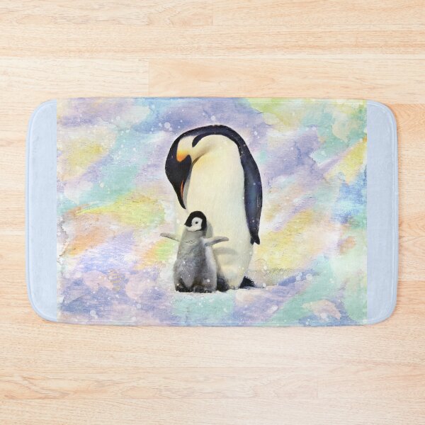 Item preview, Penguin with Baby Chick designed and sold by ironydesigns.