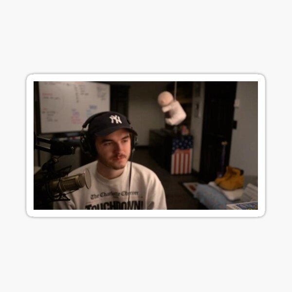 Jschlatt hangin out Sticker