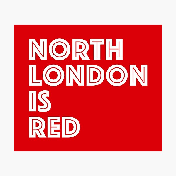 Item preview, North London Is Red designed and sold by Confusion101.