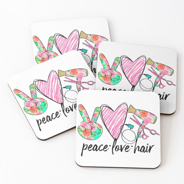 Item preview, Peace, Love, Hair   designed and sold by 3bythelake.