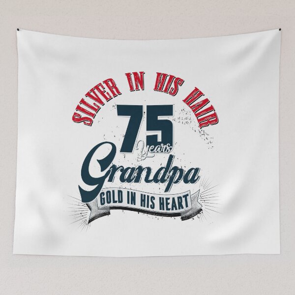 Item preview, Grandpa, 75th birthday, 75 years, gift designed and sold by JIGGO.