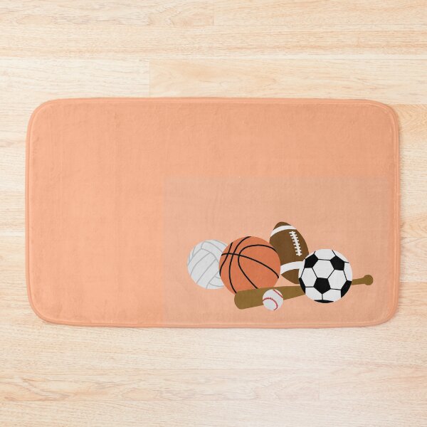 Item preview, sports balls in a pile designed and sold by Ella's  Doodles And Designs.