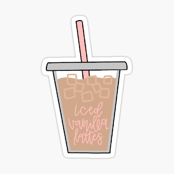 Item preview, iced vanilla lattes designed and sold by Natalie Tripp.
