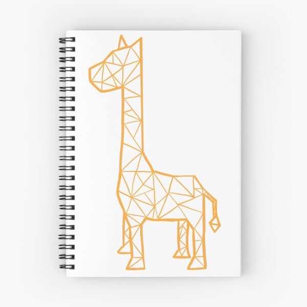 Item preview, yellow Geometric giraffe designed and sold by apis-florea.