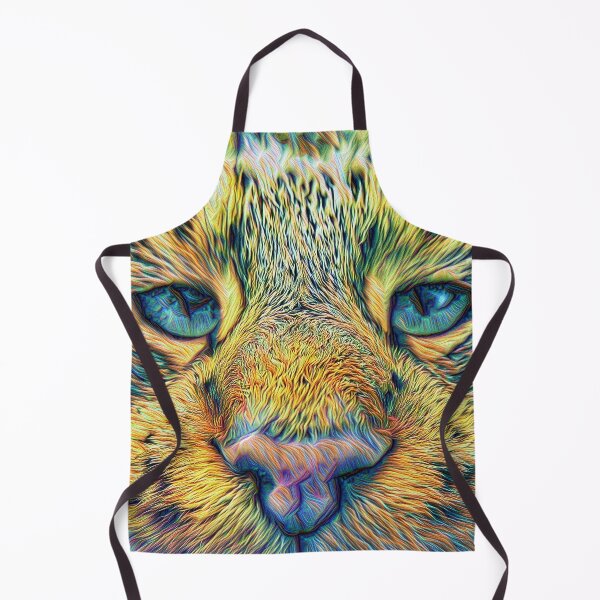 #DeepDreamed Cat Apron