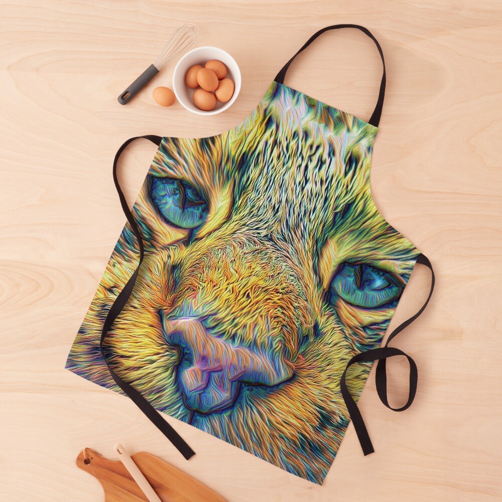 #DeepDreamed Cat Apron