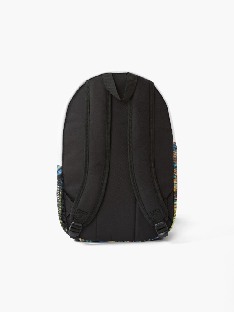 Alternate view of #DeepDreamed Cat Backpack
