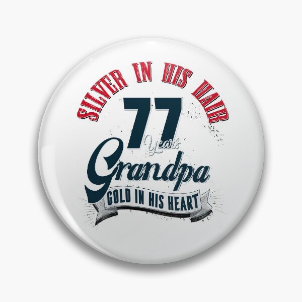 Item preview, Grandpa, 77th birthday, 77 years, gift designed and sold by JIGGO.