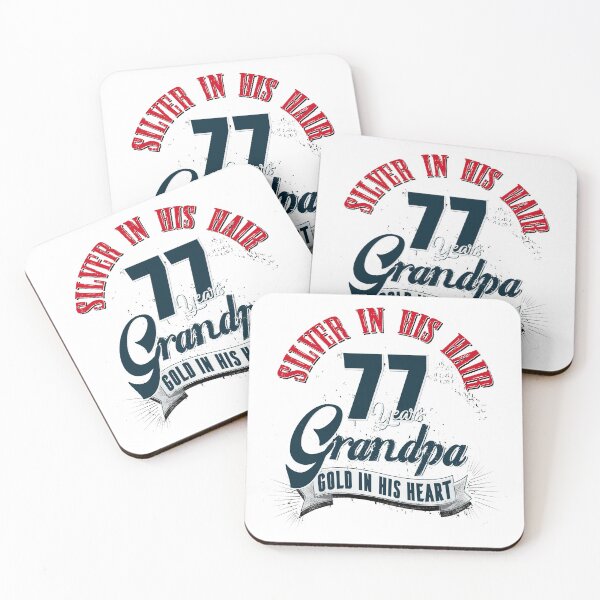 Item preview, Grandpa, 77th birthday, 77 years, gift designed and sold by JIGGO.