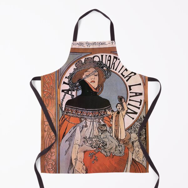 Aperçu de l'œuvre Un Quartier Latin - Alphonse Mucha - 1898 créée et vendue par CJET.