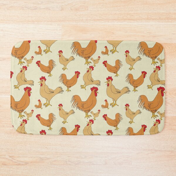 Item preview, Brown Chicken Design Pattern designed and sold by ironydesigns.