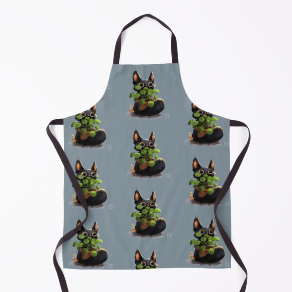 Item preview, kitten and plant designed and sold by Littlecha.