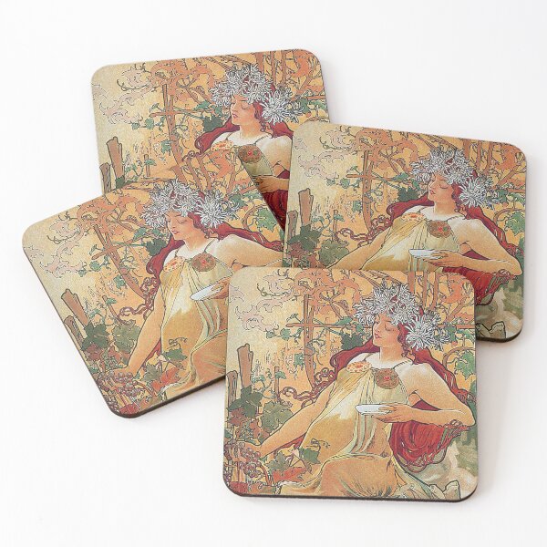 Item preview, Autumn - Alphonse Mucha - 1896 designed and sold by CJET.