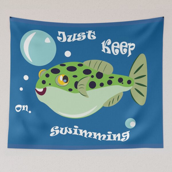 Item preview, GSP Keep On Swimming designed and sold by PaintedPuffer.