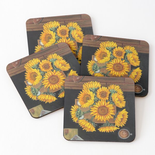 Item preview, Sunflowers designed and sold by kadkinsart.