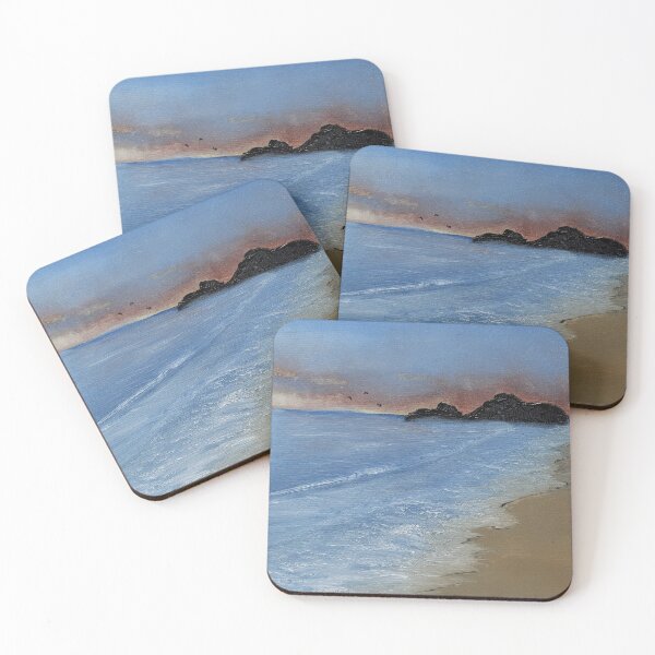 Item preview, Evening At The Beach oil painting by tabitha kremesec designed and sold by Tabitha Kremesec.