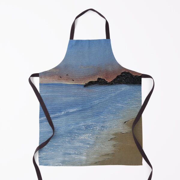 Item preview, Evening At The Beach oil painting by tabitha kremesec designed and sold by Tabitha Kremesec.