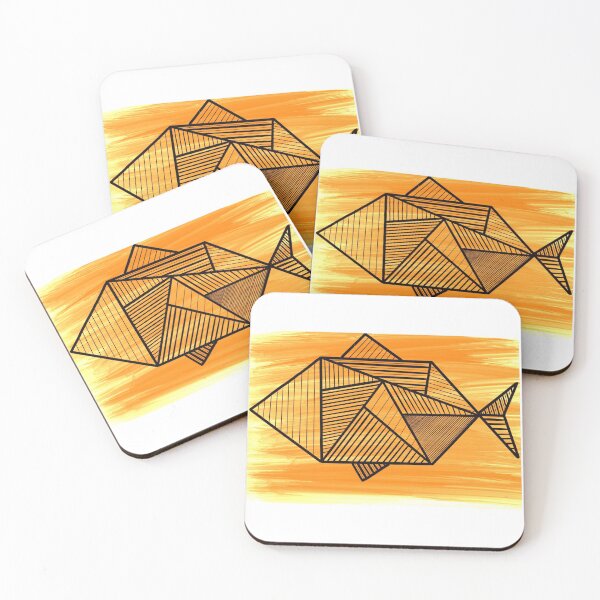 Item preview, Geometric fish designed and sold by apis-florea.