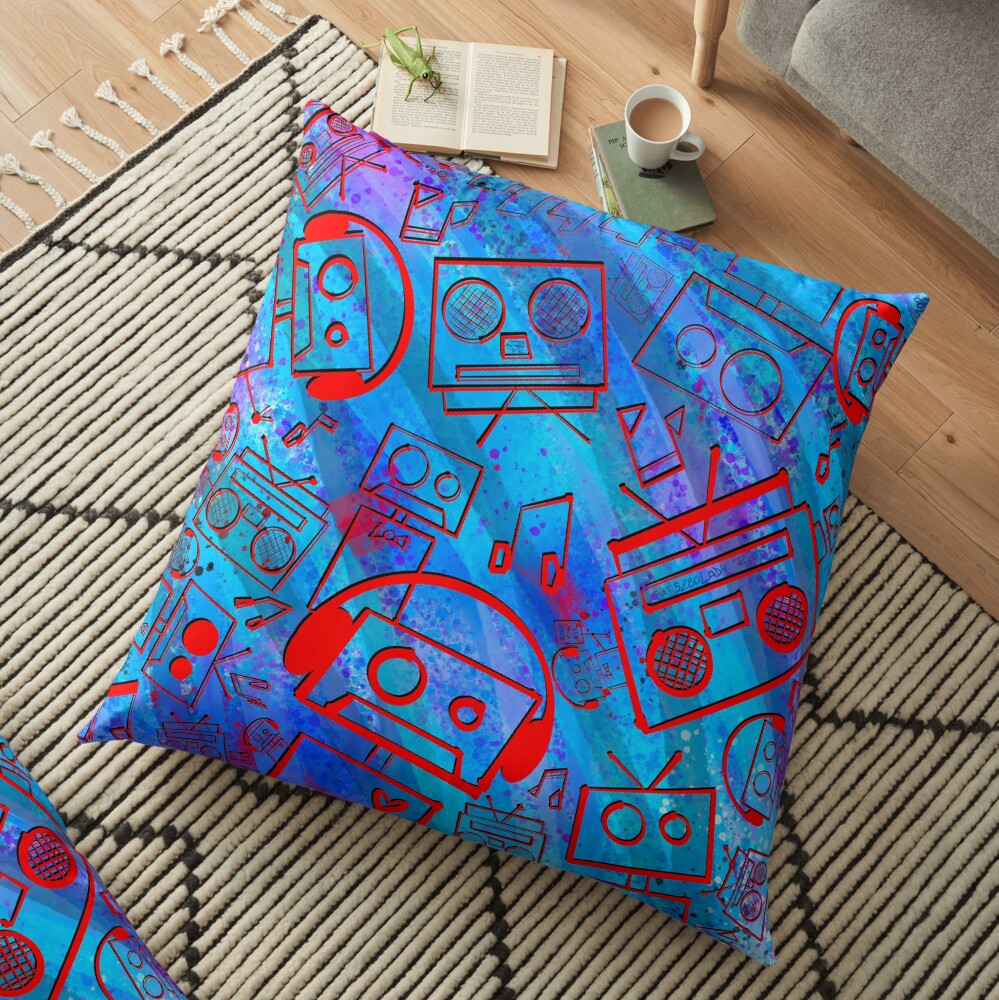 Boombots - Boombox Floor Pillow