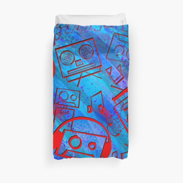 Boombots - Boombox Duvet Cover