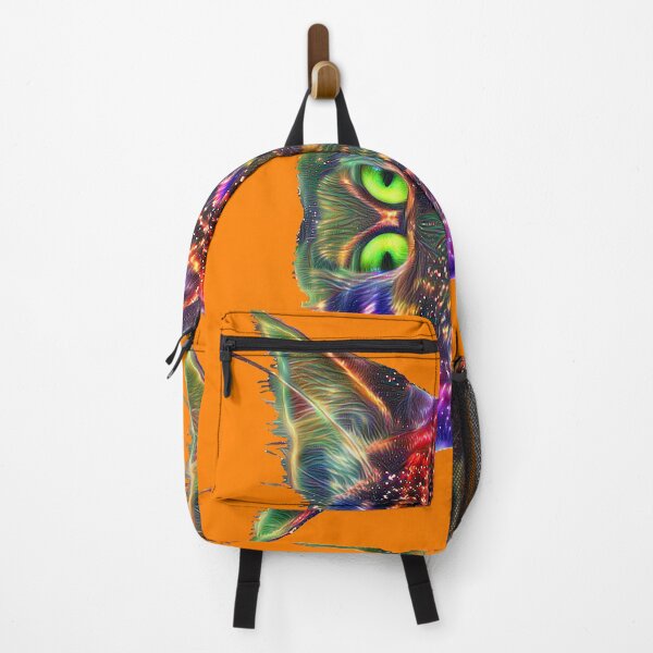 Artificial neural style Space galaxy mirror cat Backpack