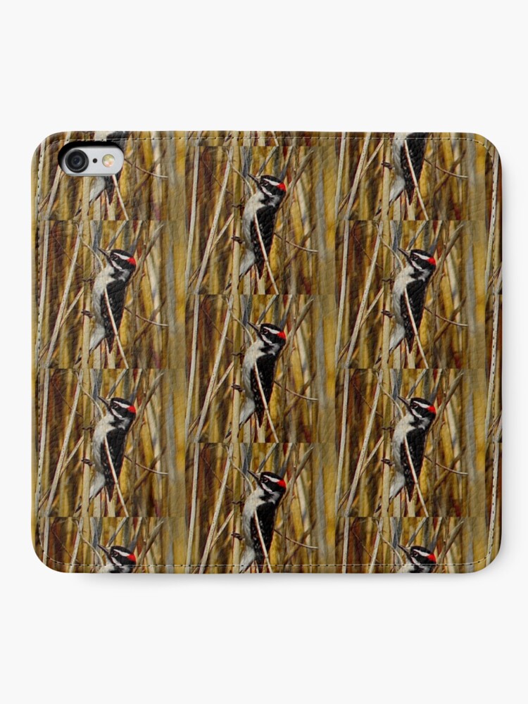 Alternate view of Red-headed woodpecker by Yannis Lobaina iPhone Wallet