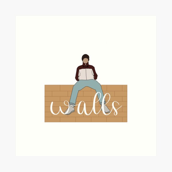 Louis Tomlinson Walls album drawing  Canvas Print for Sale by