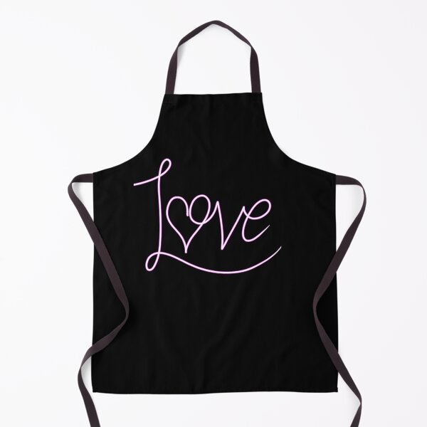 Item preview, Pink Love lettering on black background designed and sold by CreativeKari.