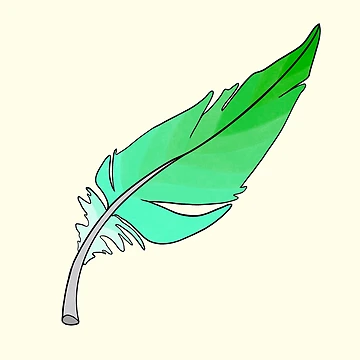 Artwork thumbnail, Feather Gradient  by DrawingBasic