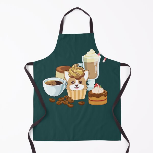 Item preview, Corgi Cupcake and Coffee designed and sold by MaplewoodMerch.