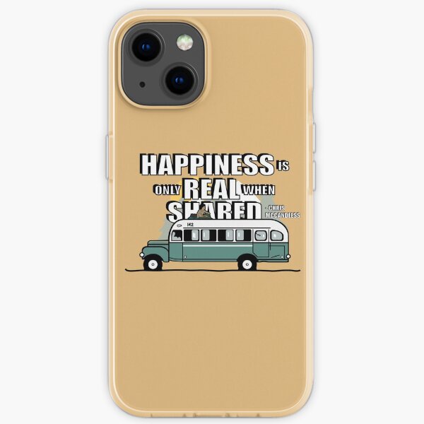 VW Bus | Glück ist nur echt, wenn man es teilt iPhone Flexible Hülle