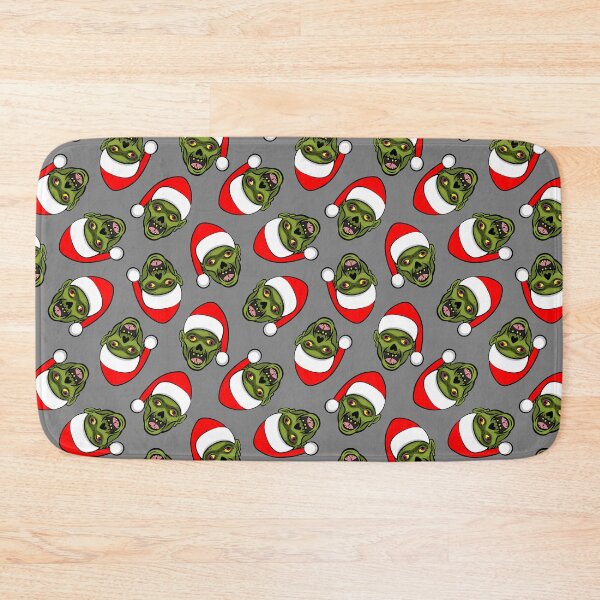Item preview, Christmas Zombies - Green on Gray designed and sold by littlearrow.