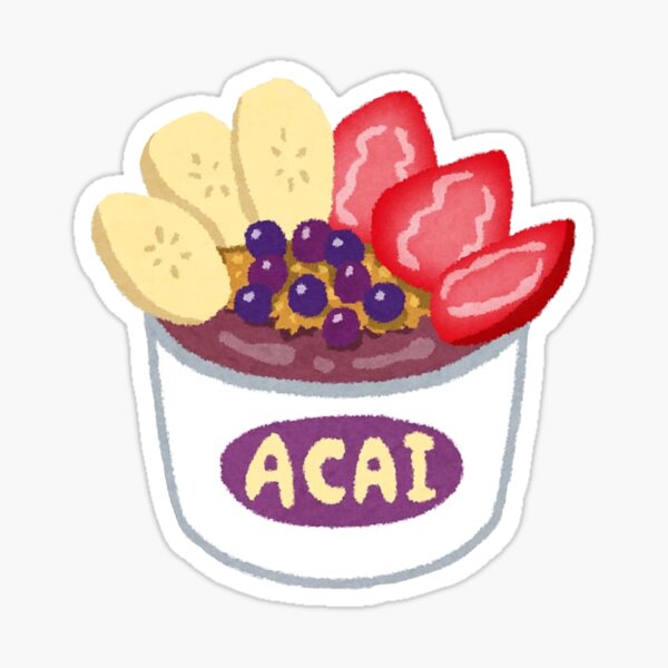 Item preview, acai smoothie bowl designed and sold by shop-rosie.