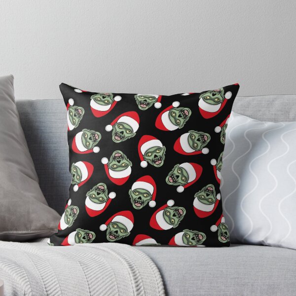 Item preview, Christmas Zombies - Green on Black designed and sold by littlearrow.
