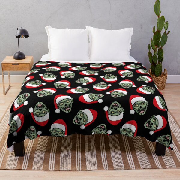 Item preview, Christmas Zombies - Green on Black designed and sold by littlearrow.