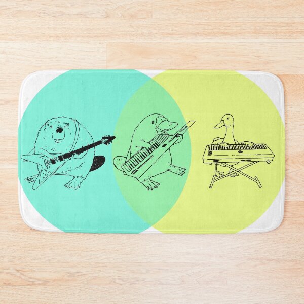 Item preview, Keytar Platypus Venn Diagram 2 designed and sold by GuyBlank.