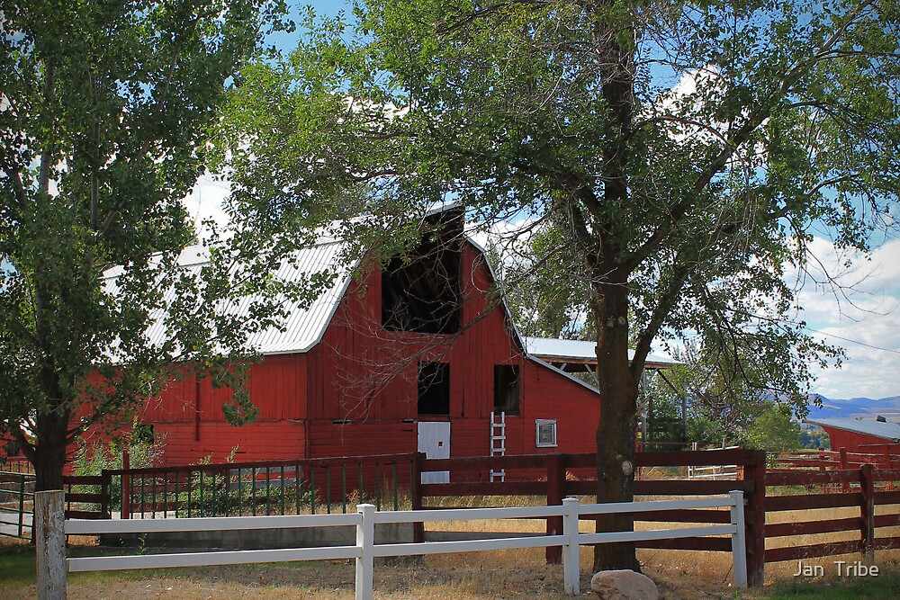 Red Barn Cache Valley Utah By Jan Tribe Redbubble