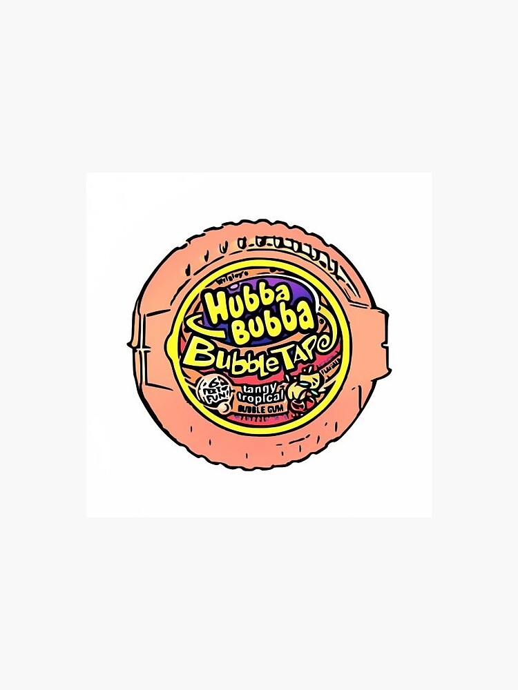 Hubba Bubba Sticker For Sale By Vintagedesiigns Redbubble