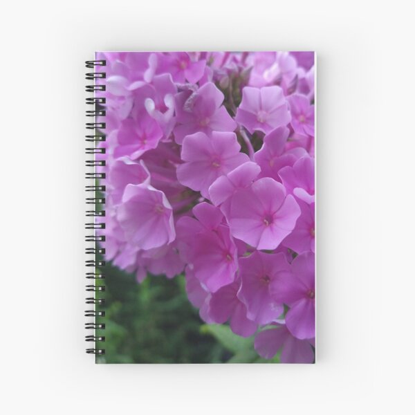 Fuchsia Flower Hydrangeas Photo Design Spiral Notebook