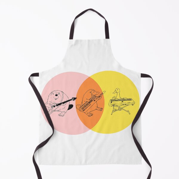 Item preview, Keytar Platypus Venn Diagram - Purple Orange Yellow designed and sold by GuyBlank.