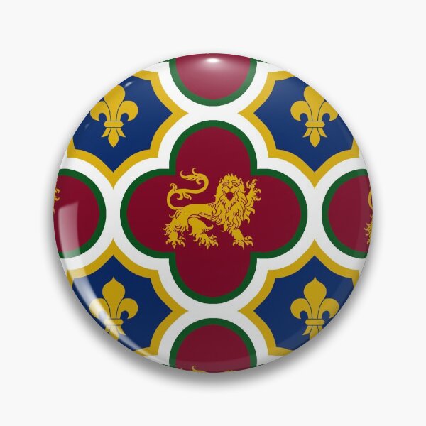Item preview, Rochester Cathedral Medieval Heraldic Lion and Fleur de Lys  designed and sold by Albion Treasures.