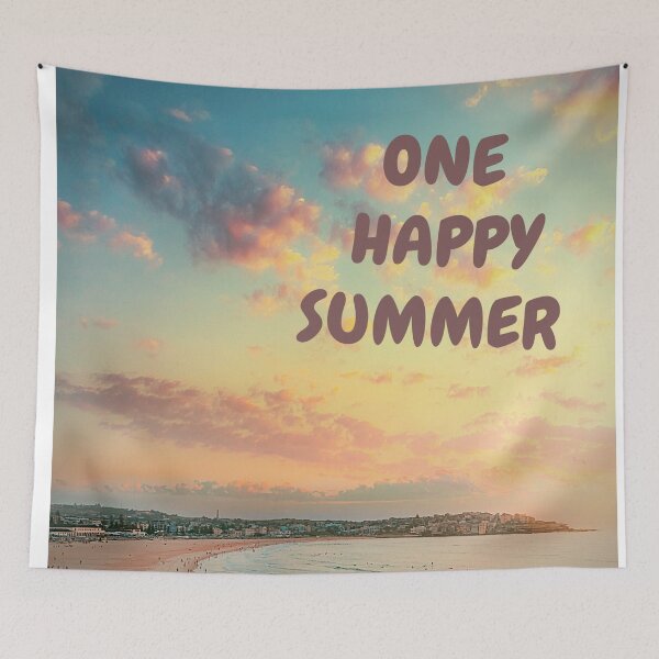 Item preview, Beautiful sunset Beach One Happy Summer  designed and sold by MariamBj.