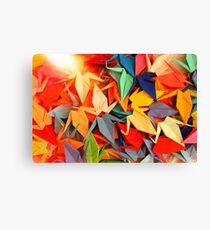 Senbazuru | Rainbow Canvas Print