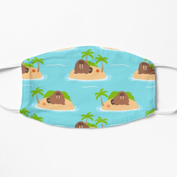 Tropical Walrus  Flat Mask