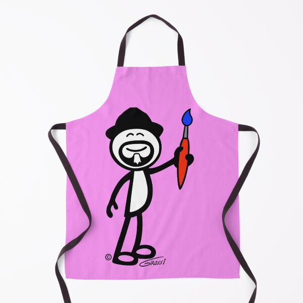 Item preview, GG Artist Stick Figure On A Pink Background designed and sold by GDGCreations.