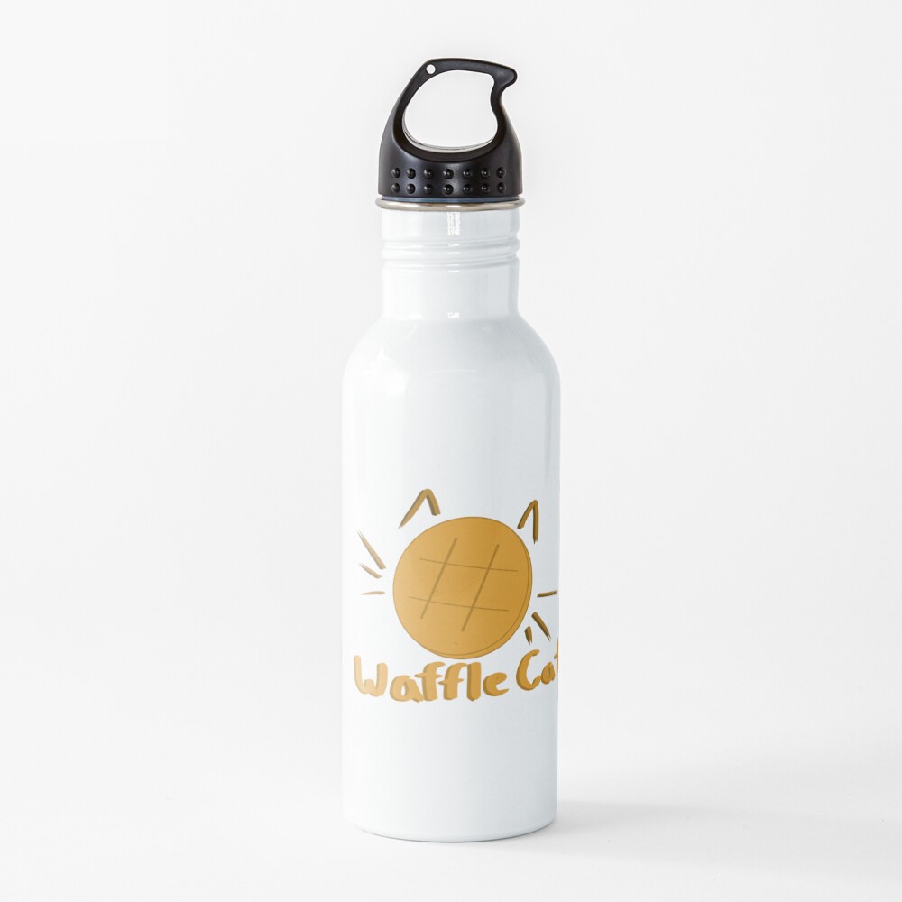 Waffle Cat Water Bottle