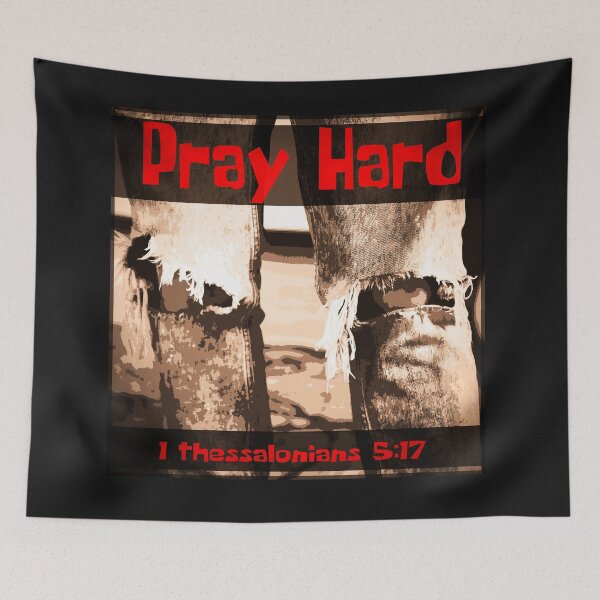 Item preview, Pray hard designed and sold by jdbphotoworks.