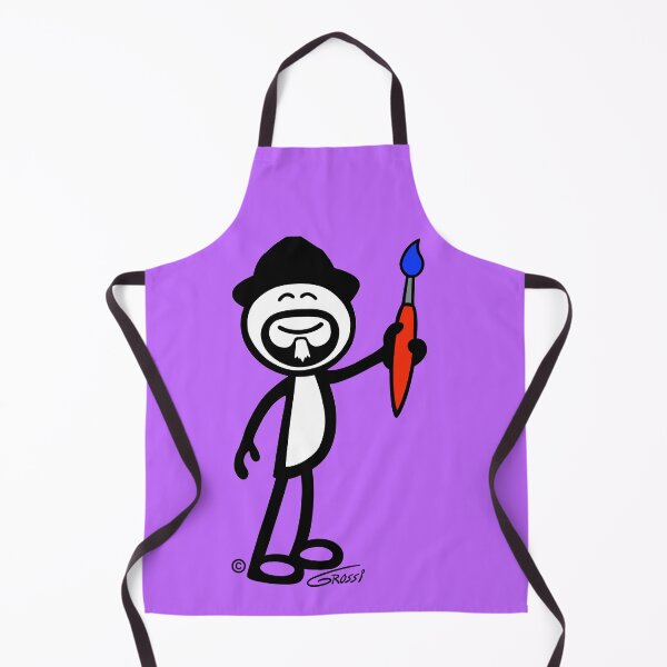 Item preview, GG Artist Stick Figure On A Light Purple Background  designed and sold by GDGCreations.