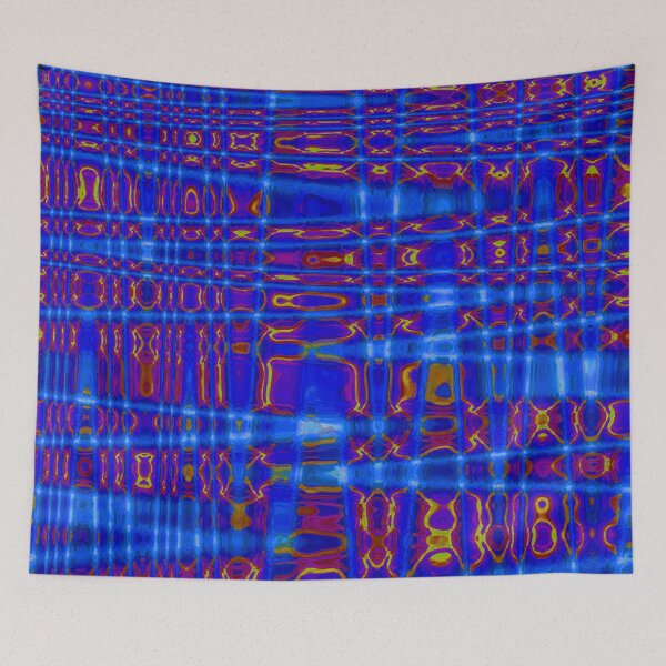 Item preview, QUANTUM FIELDS ABSTRACT [1] BLUE [3] designed and sold by jamie garrard.