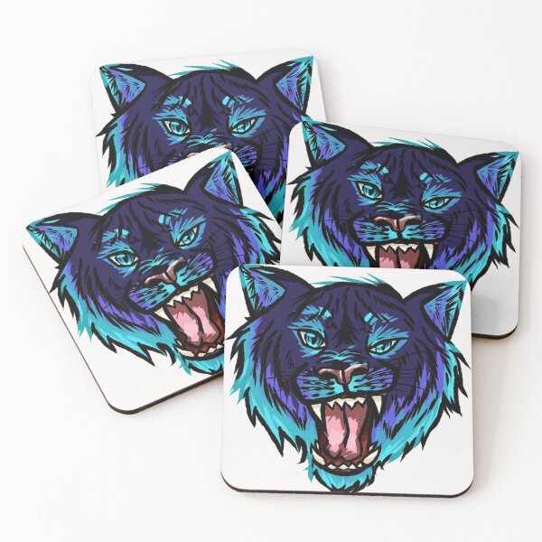 Item preview, Black and turquoise Tiger designed and sold by WendolyF96.